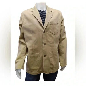 The Territory Ahead Cotton Tan Blazer  Jacket Size 46R